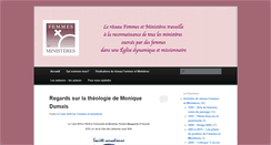 Desktop Screenshot of femmes-ministeres.org